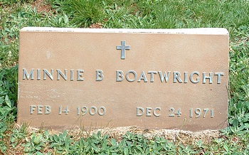 Minnie B. Boatwright Marker