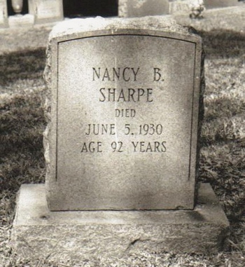 Nancy H Boatright Sharpe Gravestone