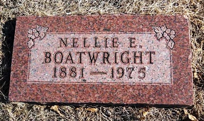 Nellie Elizabeth Putnam Boatwright Gravestone