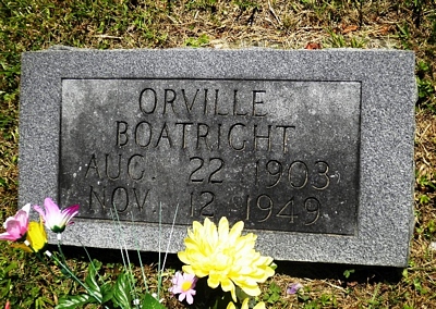 Orville C. Boatright Gravestone