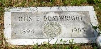 Otis Ezra Boatwright Gravestone