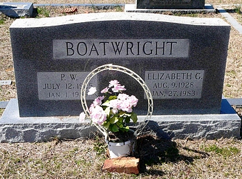 Perley W. Boatwright Gravestone