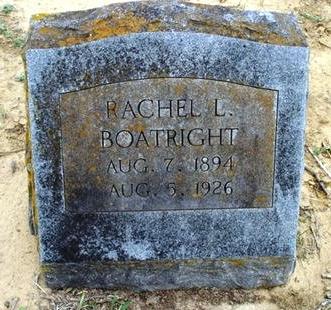 Rachel Lee Boatright Marker