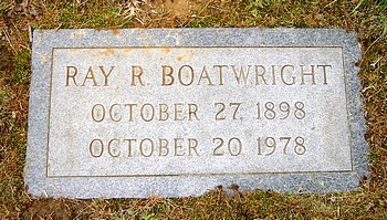 Ray Ranson Boatwright Marker