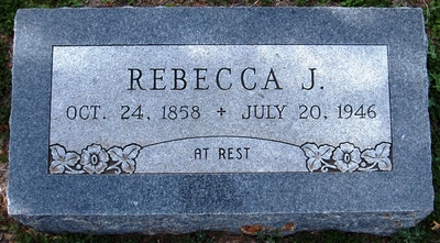 Rebecca J. Heslep Boatwright Gravestone