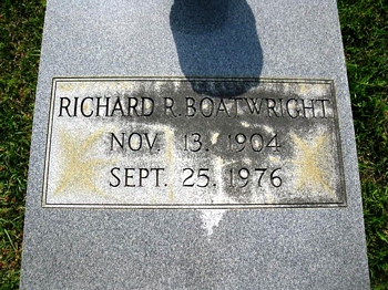 Richard Riley Boatwright Gravestone: