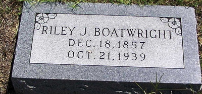 Riley J. Boatwright Gravestone