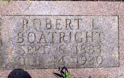 Robert Lee Boatright Marker