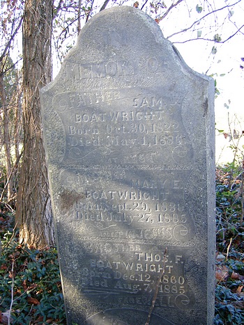 Samuel Joseph Boatwright Gravestone