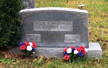 Sallie E. Boatright Gravestone