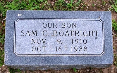 Samuel C. Boatright Gravestone