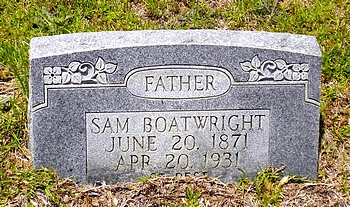 Samuel Lucas Boatwright Gravestone