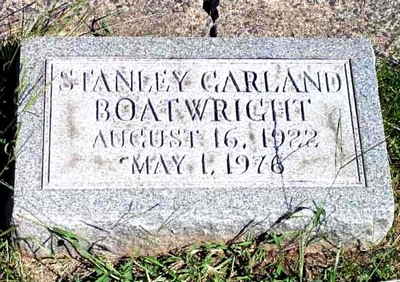 Stanley Garland Boatwright Marker