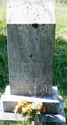 Thomas Lee Boatwright Gravestone