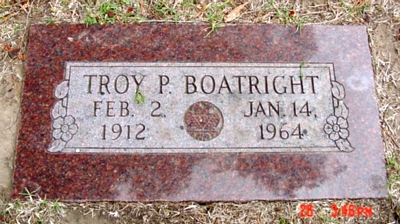 Troy Preston Boatright Gravestone