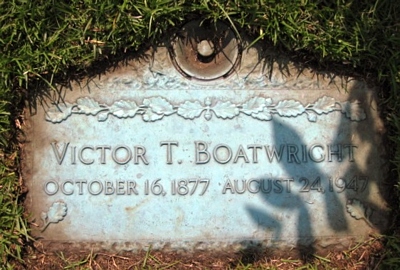 Victor Taliaferro Boatwright Gravestone
