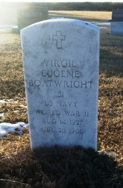 Virgil Eugene Boatwright Gravestone
