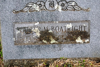 Walter Monroe Boatright Gravestone