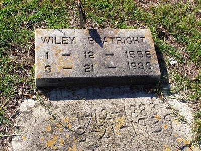 Wiley Boatright Gravestone