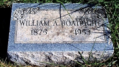 William Axton Boatright Gravestone
