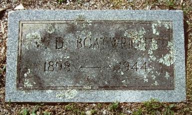William Dewey Boatwright Marker