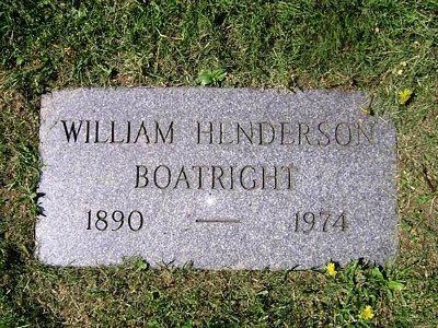 William Henderson Boatright Gravestone