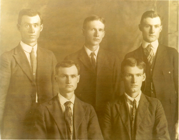 William Monroe Boatright Family Picture - Boatright Boys