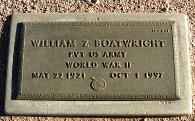 William Zenith Boatwright Marker